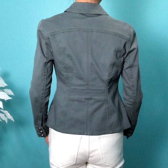 ⭐️NEW⭐️White House Black Market (WHBM) Military Style Jacket - Picture 4 of 12